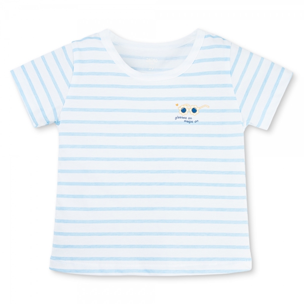 Bộ bé gái ngắn Animo Easy TX1025015 (1-4Y,Trắng-kem,NN08)