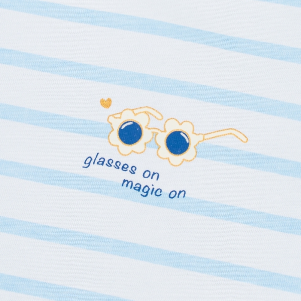 Bộ bé gái ngắn Animo Easy TX1025015 (1-4Y,Trắng-kem,NN08)