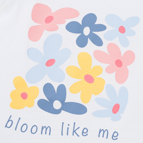 Bộ bé gái ngắn Animo Easy TX1125013 (1-4Y,Trắng-dương,TT02)