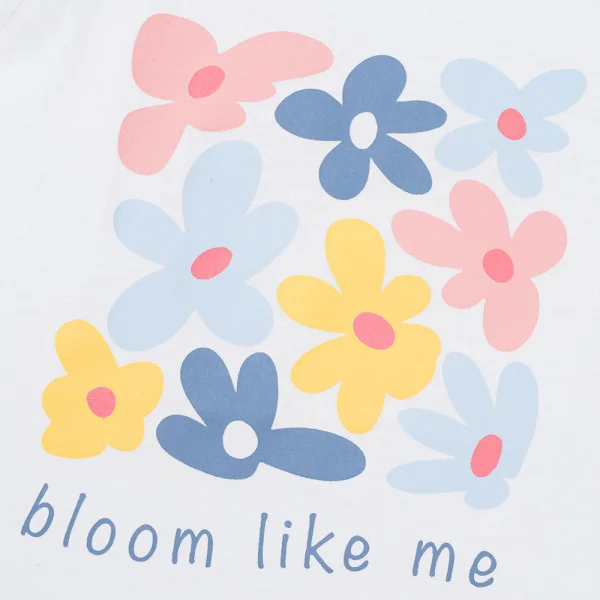 Bộ bé gái ngắn Animo Easy TX1125013 (1-4Y,Trắng-dương,TT02)