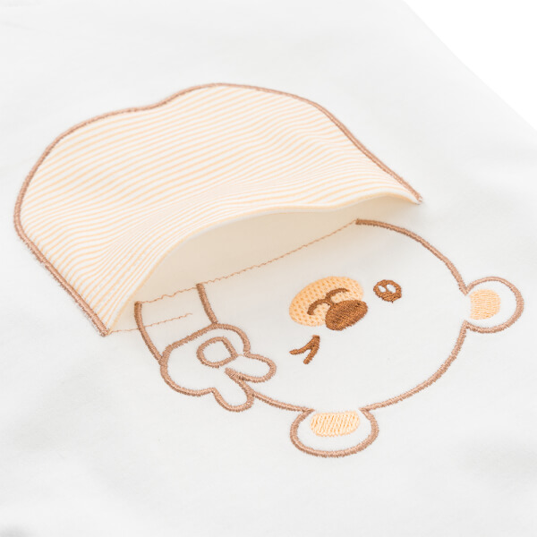 Bodysuit đông vải mỏng Animo MN0925021_M9546 (0-12M, Xanh)