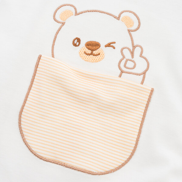 Bodysuit đông vải mỏng Animo MN0925021_M9546 (0-12M, Xanh)