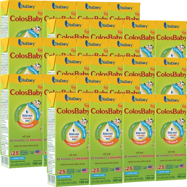 Combo 6 TP bổ sung Colosbaby Gold 180ml (Lốc 4 hộp)