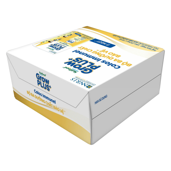 Combo 5 Thùng sữa GrowPLUS+ Colos Immunel, 4x110ml, 60 lốc (5 thùng 12 lốc hoặc 10 thùng 6 lốc)
