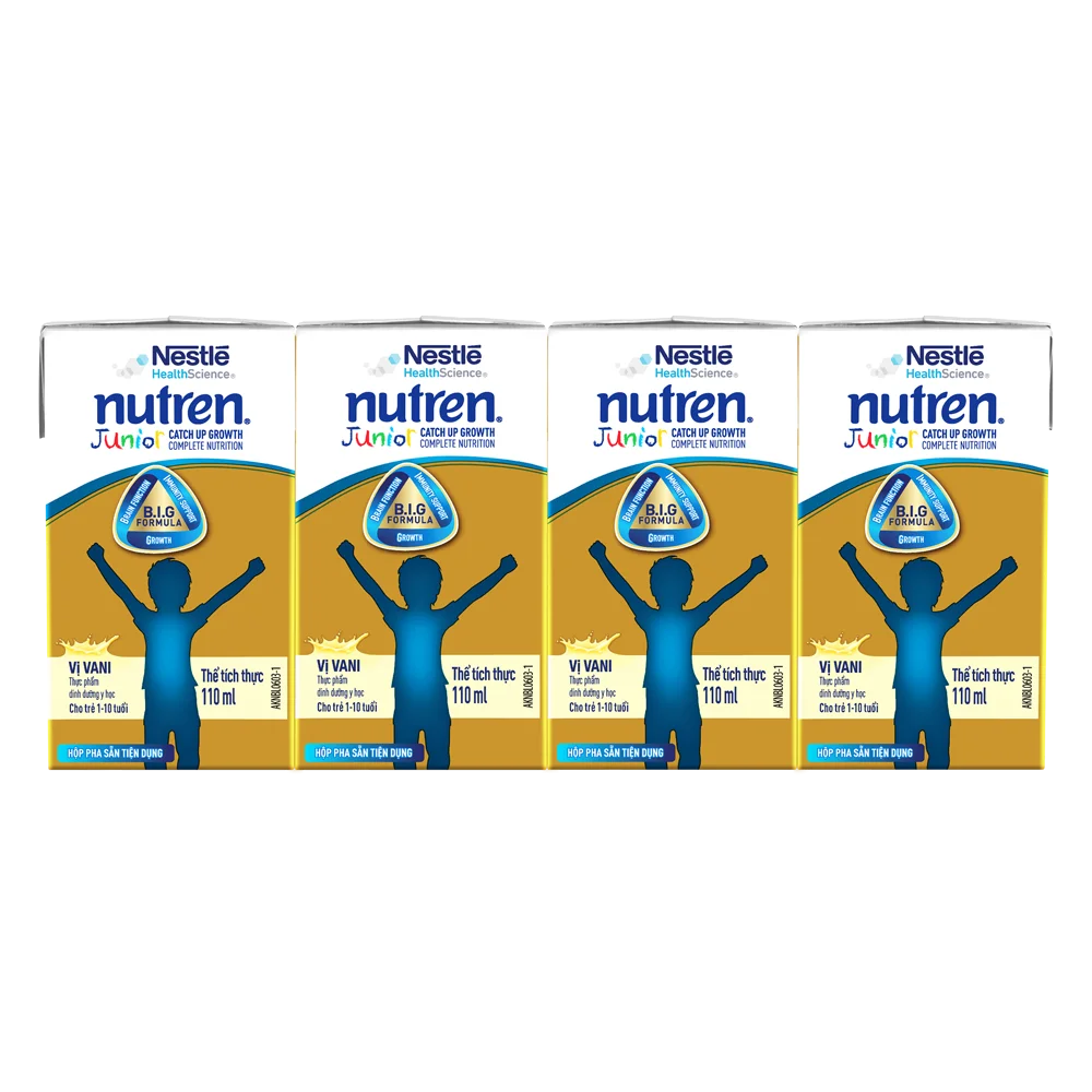 Thực phẩm dinh dưỡng y học Nutren Junior 110ml (1 -10 tuổi) (Lốc 4 hộp)