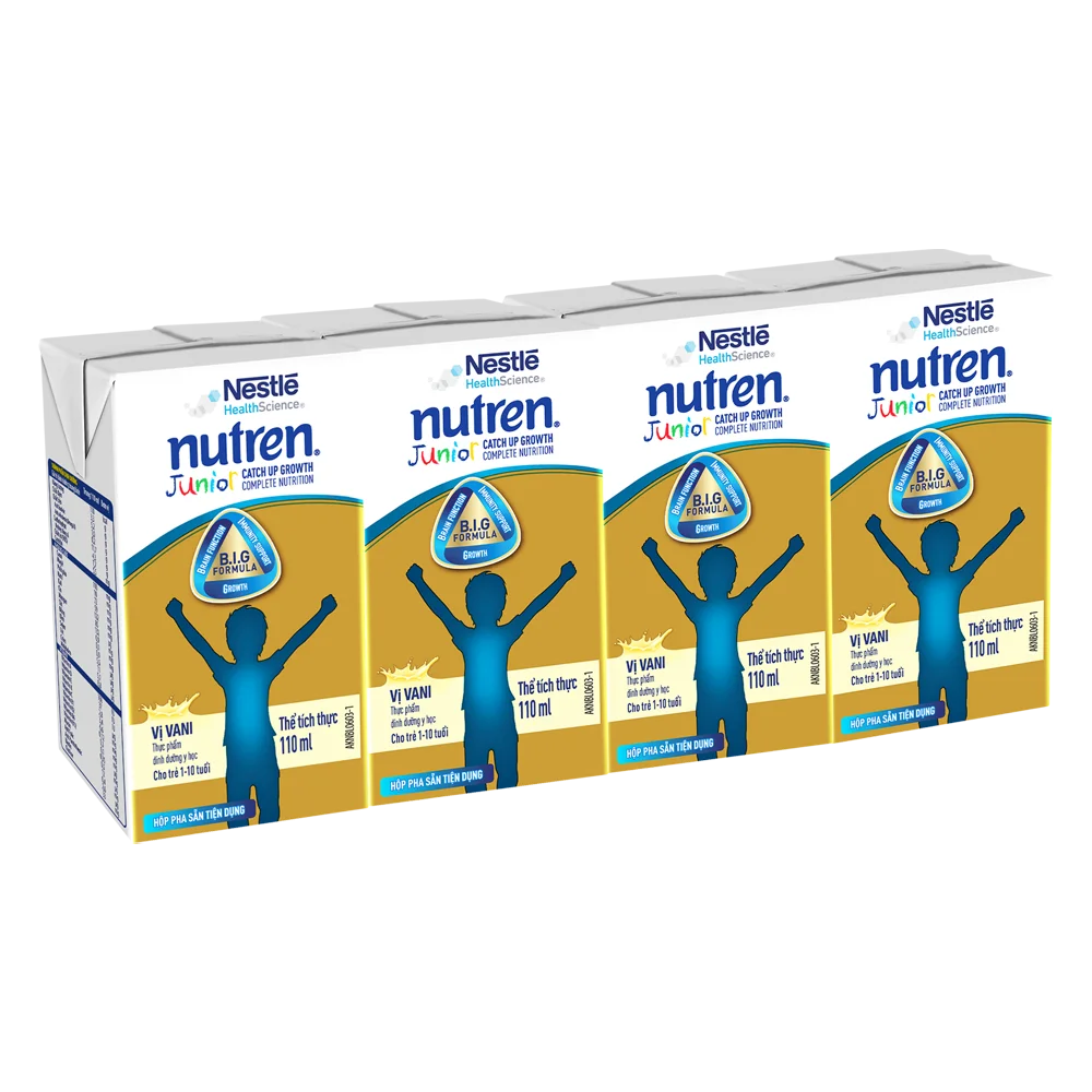 Thực phẩm dinh dưỡng y học Nutren Junior 110ml (1 -10 tuổi) (Lốc 4 hộp)