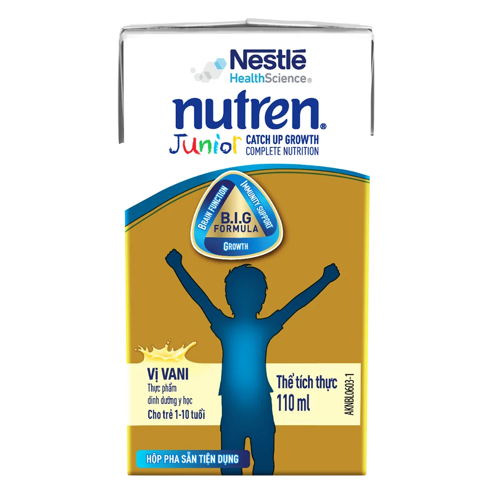 Thực phẩm dinh dưỡng y học Nutren Junior 110ml (1 -10 tuổi) (Lốc 4 hộp)