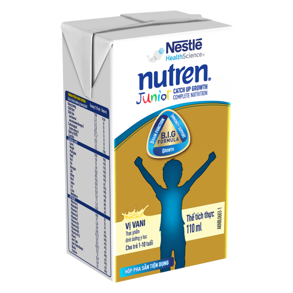 Combo 2 Thực phẩm dinh dưỡng y học Nutren Junior 110ml (1 -10 tuổi) (Lốc 4 hộp)