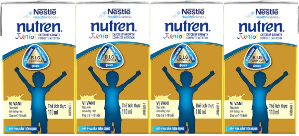 Thực phẩm dinh dưỡng y học Nutren Junior 110ml (1 -10 tuổi) (Lốc 4 hộp)