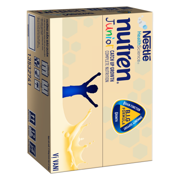 Thùng Thực phẩm dinh dưỡng y học Nutren Junior 110ml (1 -10 tuổi) (Lốc 4 hộp)