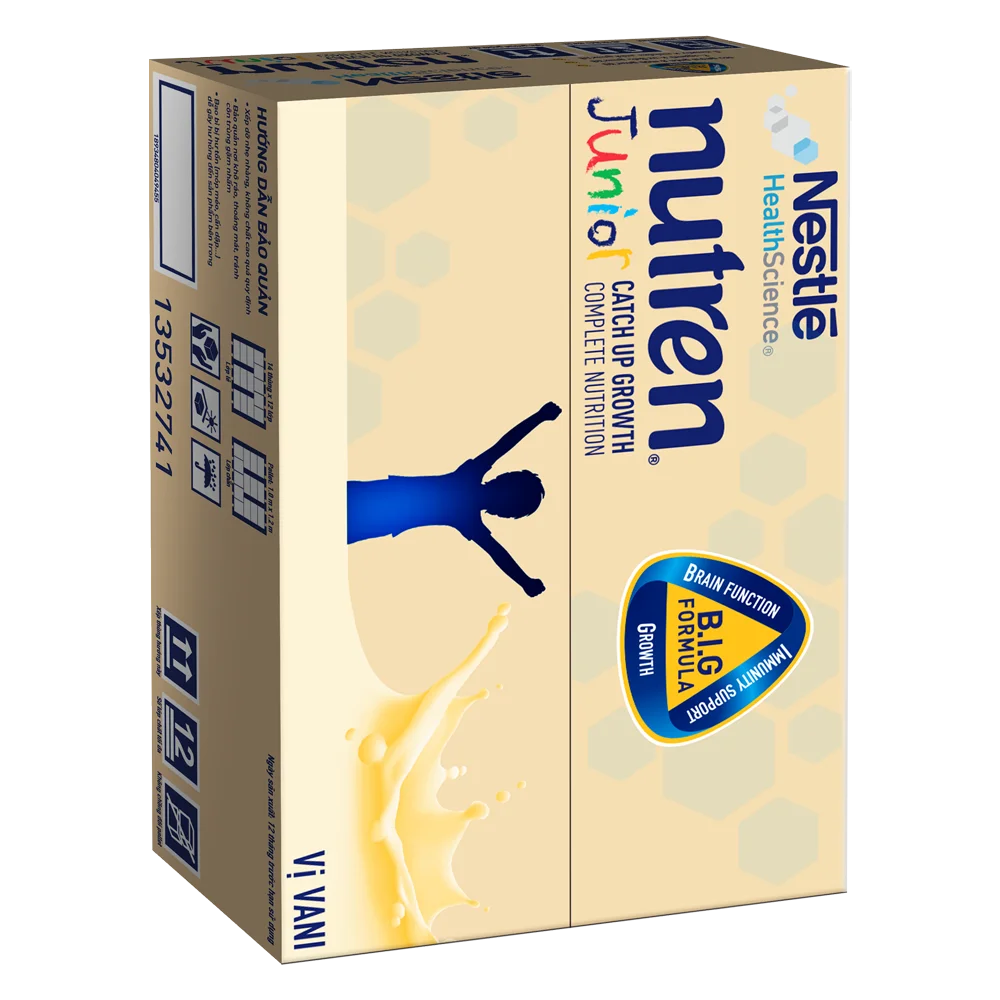 Thùng Thực phẩm dinh dưỡng y học Nutren Junior 110ml (1 -10 tuổi) (Lốc 4 hộp)