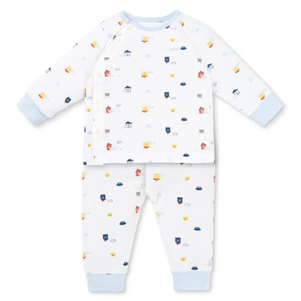 Set 2 Bộ kháng khuẩn Modal dài Animo BMC0925005 (0-24M, Biển-trắng, NN06)