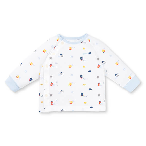 Set 2 Bộ kháng khuẩn Modal dài Animo BMC0925005 (0-24M, Biển-trắng, NN06)