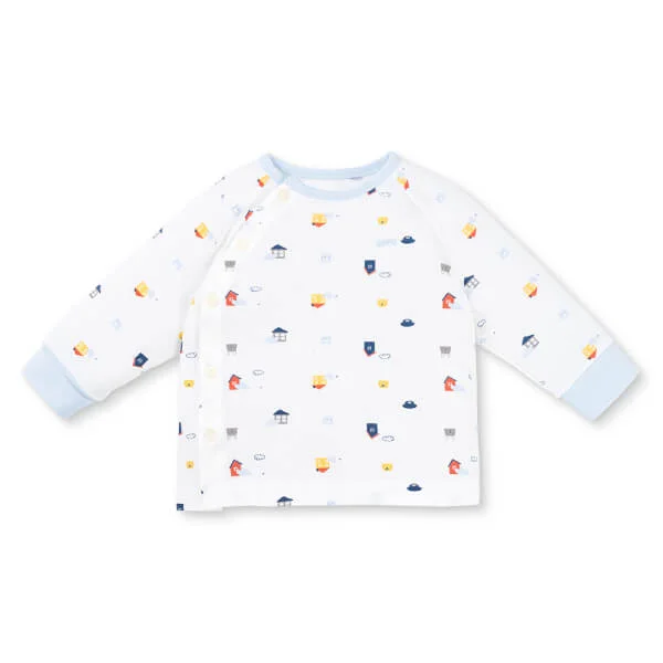 Set 2 Bộ kháng khuẩn Modal dài Animo BMC0925005 (0-24M, Biển-trắng, NN06)