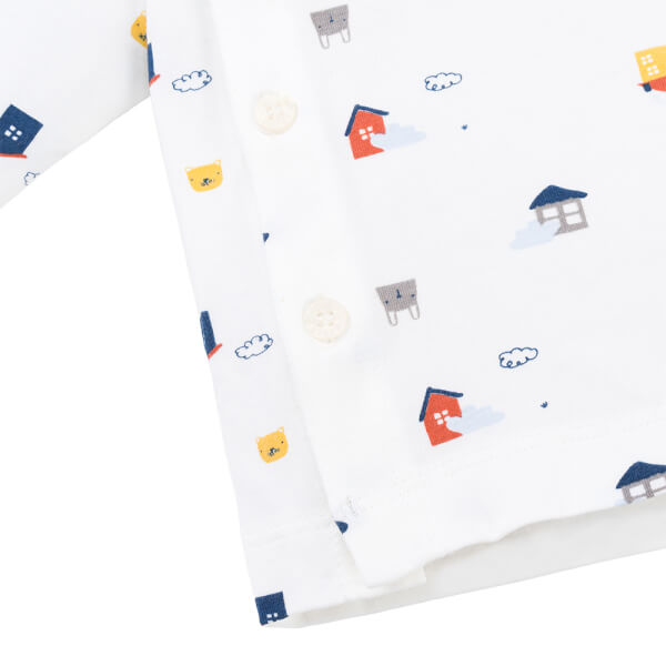 Set 2 Bộ kháng khuẩn Modal dài Animo BMC0925005 (0-24M, Biển-trắng, NN06)