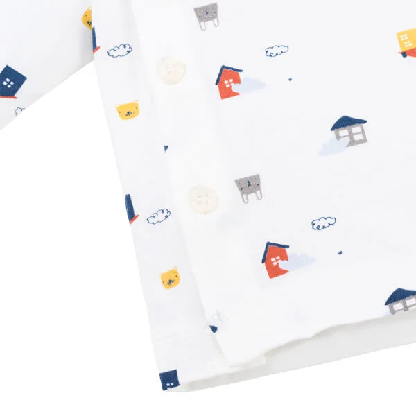 Set 2 Bộ kháng khuẩn Modal dài Animo BMC0925005 (0-24M, Biển-trắng, NN06)