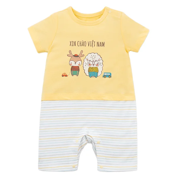 Bodysuit bé trai đùi friends Animo (0-12M) VD0825042