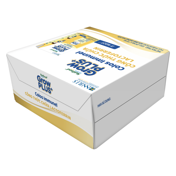 Combo 3 Thùng Sữa dinh dưỡng pha sẵn GrowPLUS+ Colos Immunel 110ml, lốc 4 hộp (Từ 1 tuổi)