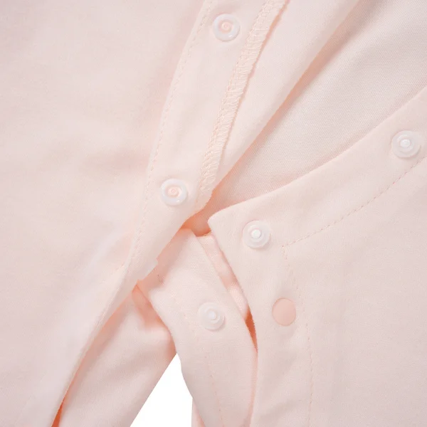 Bodysuit đông vải mỏng Animo MN0925024_M9549 (0-12M,Hồng)