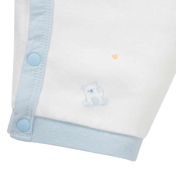 Bodysuit đông vải mỏng Animo MN0925023_M9548 (0-12M,Xanh)