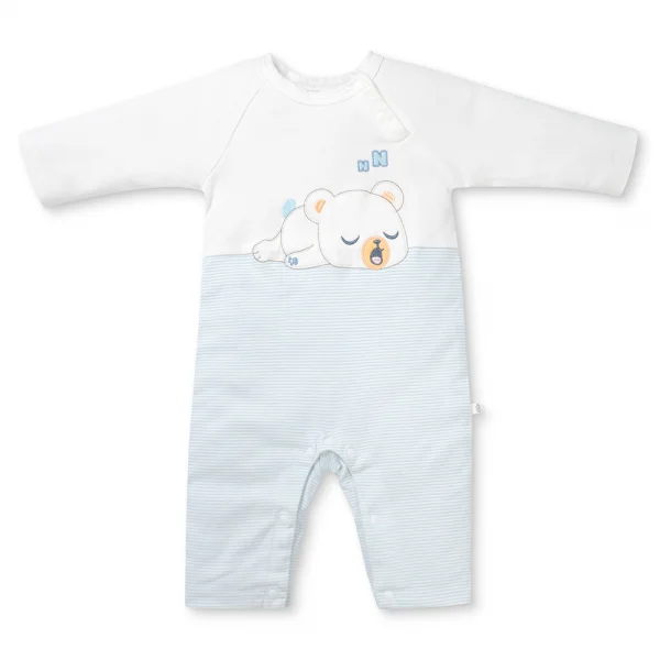 Bodysuit đông vải mỏng Animo MN0925022_M9547 (0-12M,Xanh)