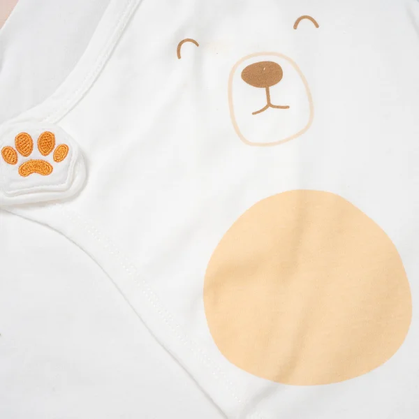 Bodysuit đông vải mỏng Animo MN0925020_M9545 (0-12M,Xanh)