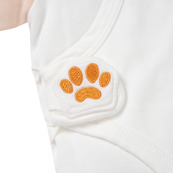 Bodysuit đông vải mỏng Animo MN0925020_M9545 (0-12M,Xanh)