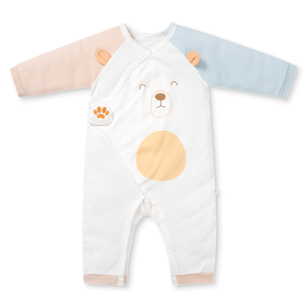 Bodysuit đông vải mỏng Animo MN0925020_M9545 (0-12M,Xanh)