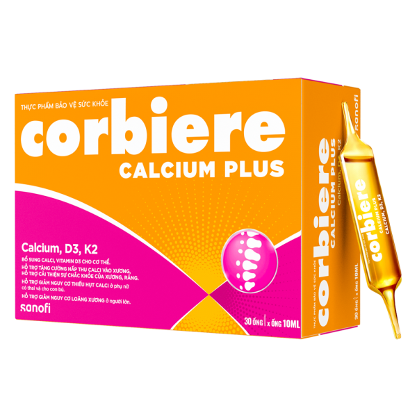 Giảm 15% tối đa 35K cho đơn TPCN Corbiere Calcium Plus từ 199K