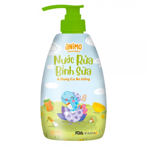 Giảm 30K cho đơn Nước rửa bình sữa Animo chai 0.5L từ 79K