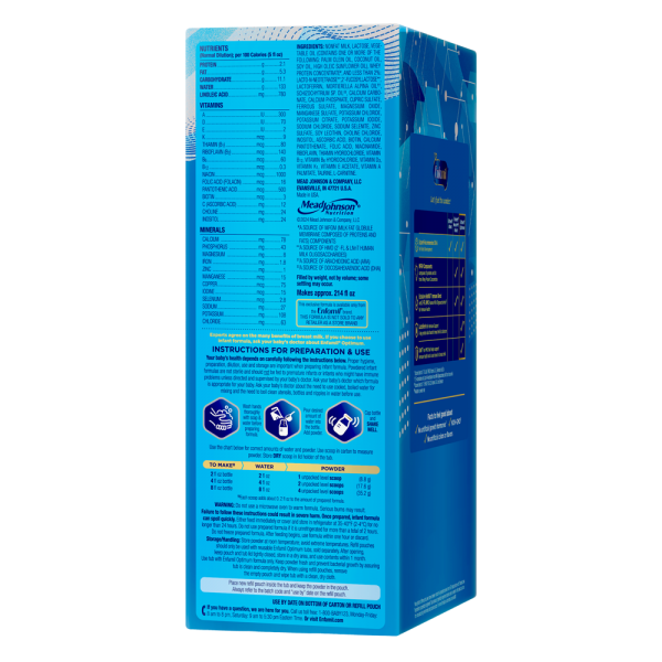 Sản phẩm dinh dưỡng công thức Enfamil Enspire Optimum, 850g (hộp giấy)