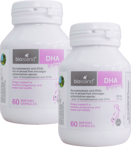 Combo 2 Thực phẩm bảo vệ sức khỏe BioIsland DHA For Pregnancy