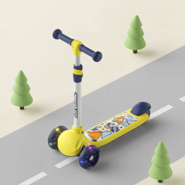 Xe scooter 3 bánh có đèn  Animo 806T C508 (Vàng)