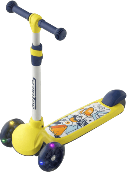 Xe scooter 3 bánh có đèn  Animo 806T C508 (Vàng)