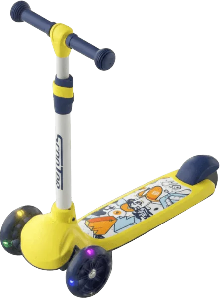 Xe scooter 3 bánh có đèn  Animo 806T C508 (Vàng)