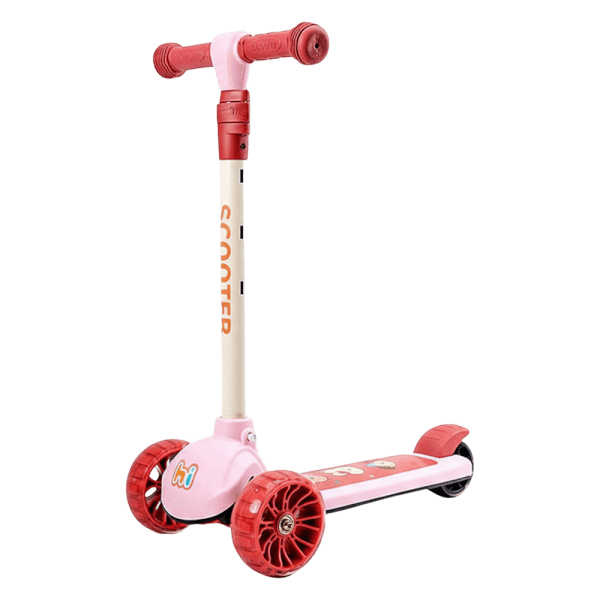 Xe scooter 3 bánh có đèn Animo 806 C508 (Hồng)