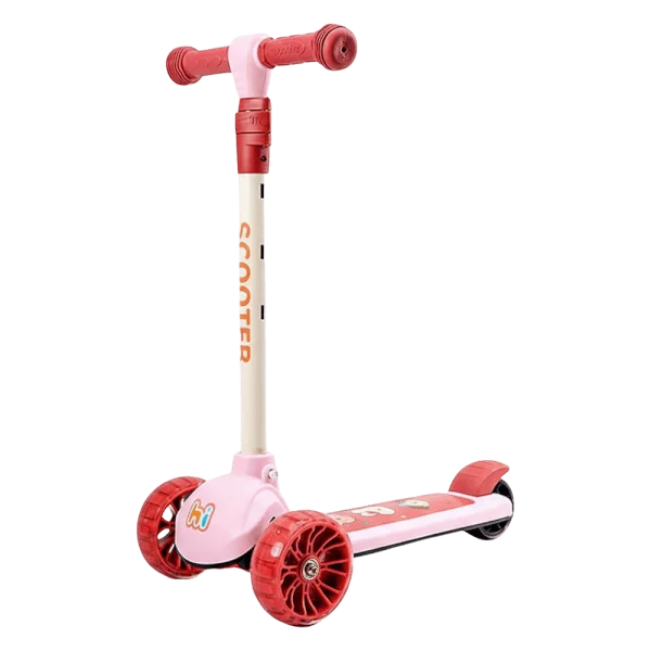 Xe scooter 3 bánh có đèn Animo 806 C508 (Hồng)