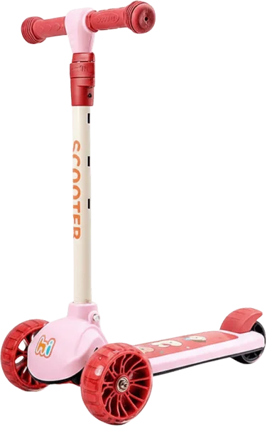 Xe scooter 3 bánh có đèn Animo 806 C508 (Hồng)