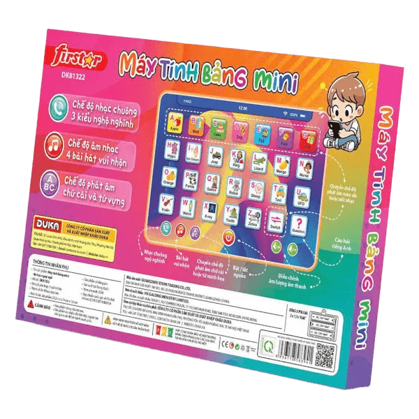 Máy tính bảng mini - Bé học ngoại ngữ, DK81322