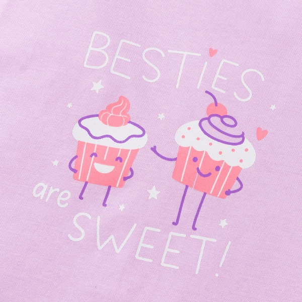 Bộ bé gái ngắn Animo Easy TX1125011 (1-4Y,Tím-trắng,TT02)