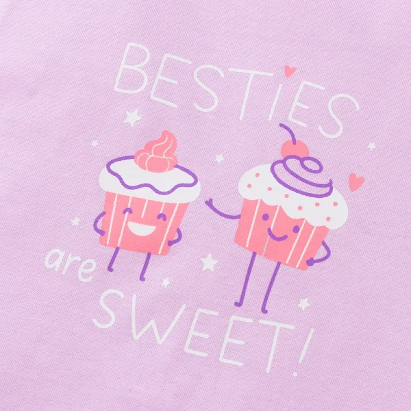 Bộ bé gái ngắn Animo Easy TX1125011 (1-4Y,Tím-trắng,TT02)