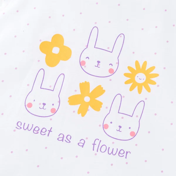 Đầm bé gái Animo Easy TX1125012 (1-4Y,Trắng-tím,TT02)