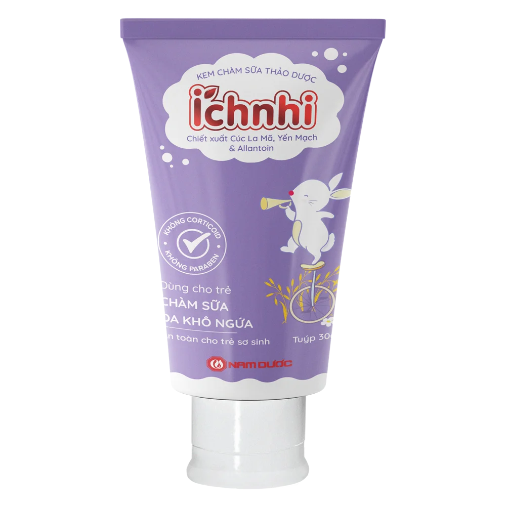 Kem chàm sữa thảo dược Ích Nhi 30g