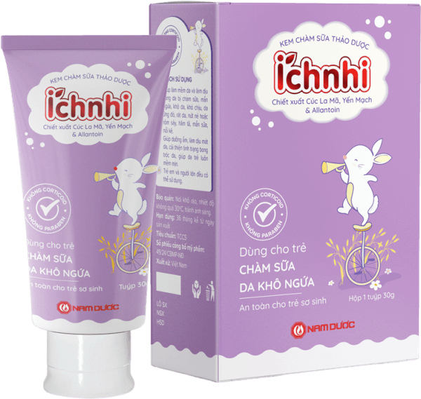 Kem chàm sữa thảo dược Ích Nhi 30g