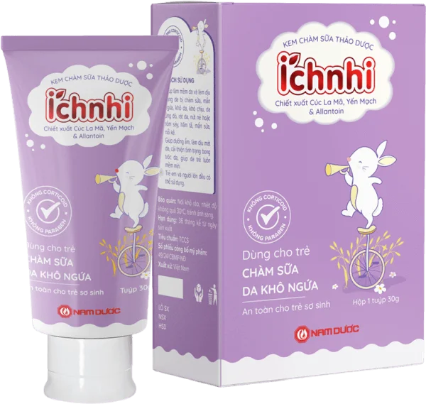 Kem chàm sữa thảo dược Ích Nhi 30g