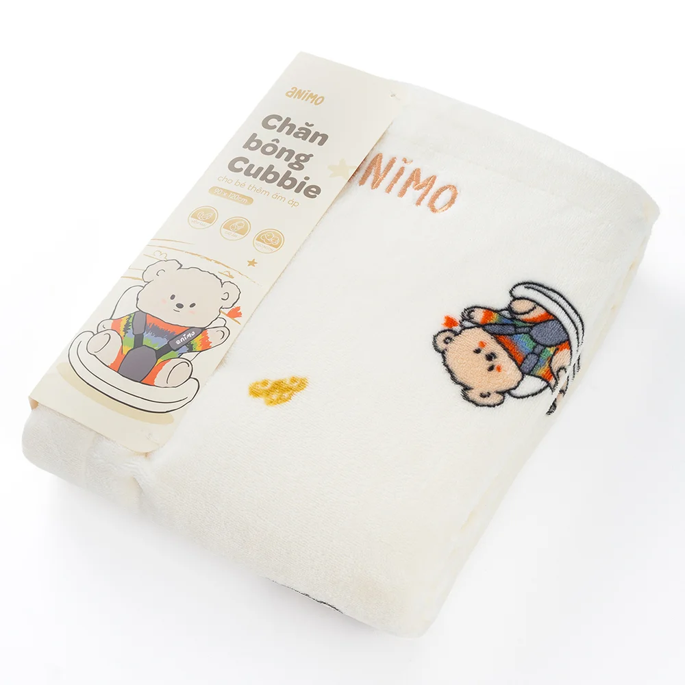 Chăn bông Cubbie Animo (90x120cm, 2 lớp)