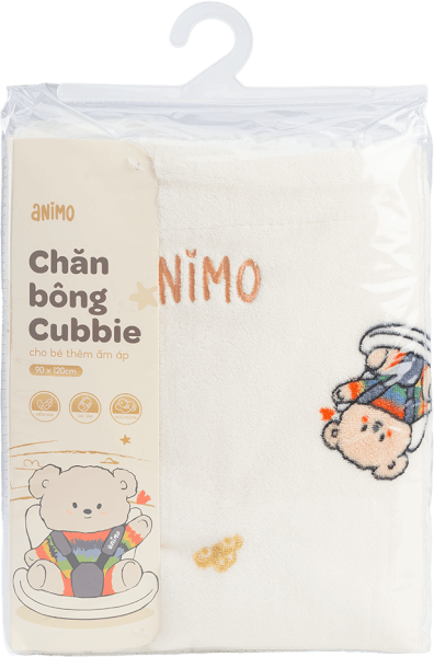 Chăn bông Cubbie Animo (90x120cm, 2 lớp)