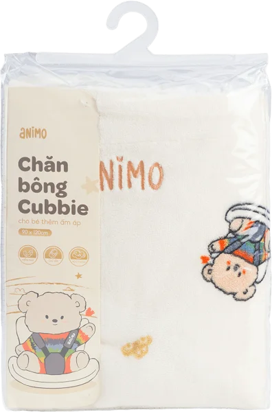 Chăn bông Cubbie Animo (90x120cm, 2 lớp)