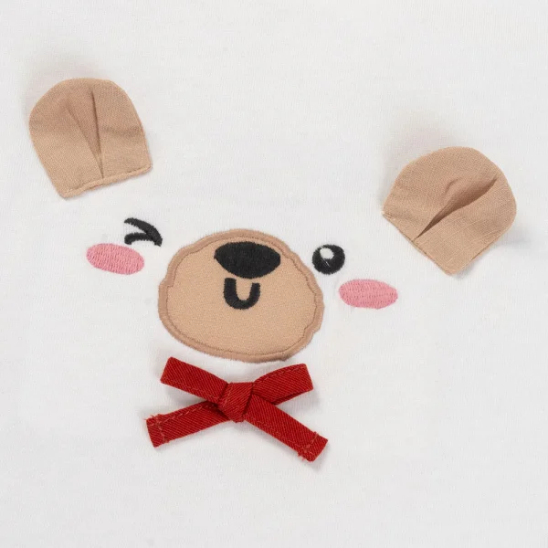 Bộ bé gái ngắn chân váy Animo TX1125052 (1-6Y,Trắng-đỏ,DD01)