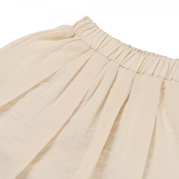 Bộ bé gái ngắn tay lửng váy xếp li Animo TX1125051 (1-6Y,Đỏ-kem,DD02)